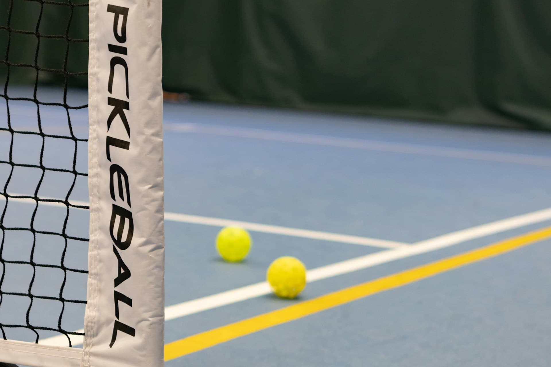 People playing pickleball
